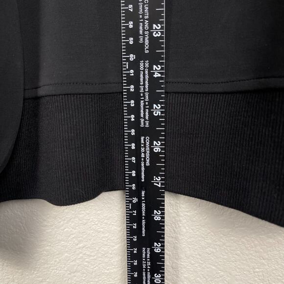 We Wore What Balloon Sleeve Crew Neck Sweatshirt Black XS NWT Oversized Lounge - Picture 14 of 16